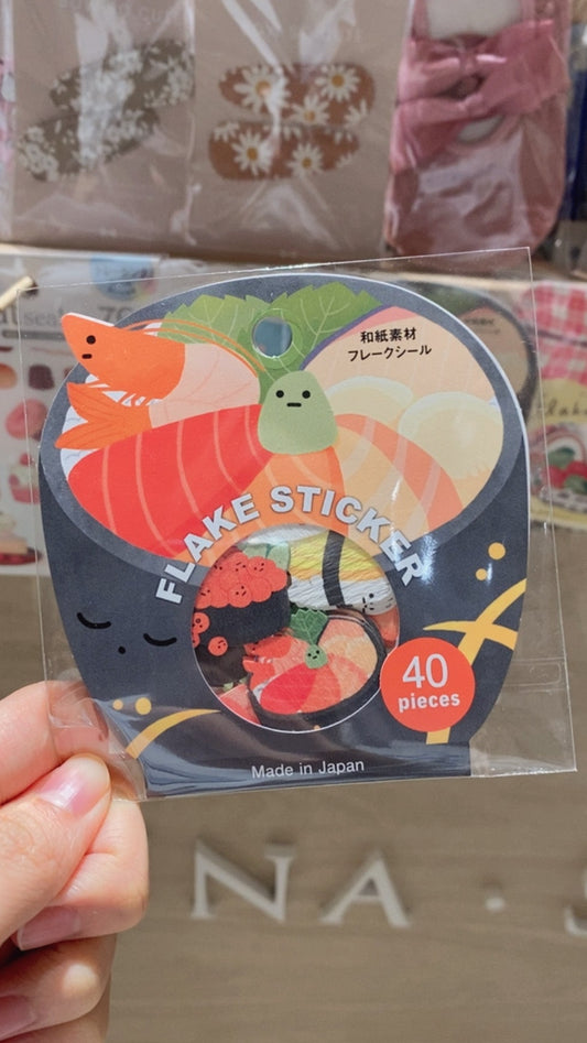 Sushi Flake sticker (Made in Japan)