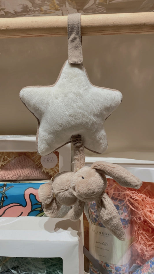 Jellycat Bashful beige bunny Musicial Pull
