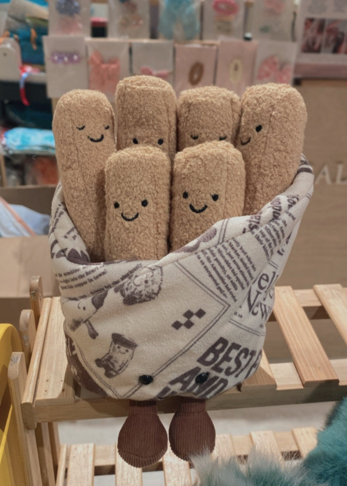 Jellycat Cozy Chips (London Edition)