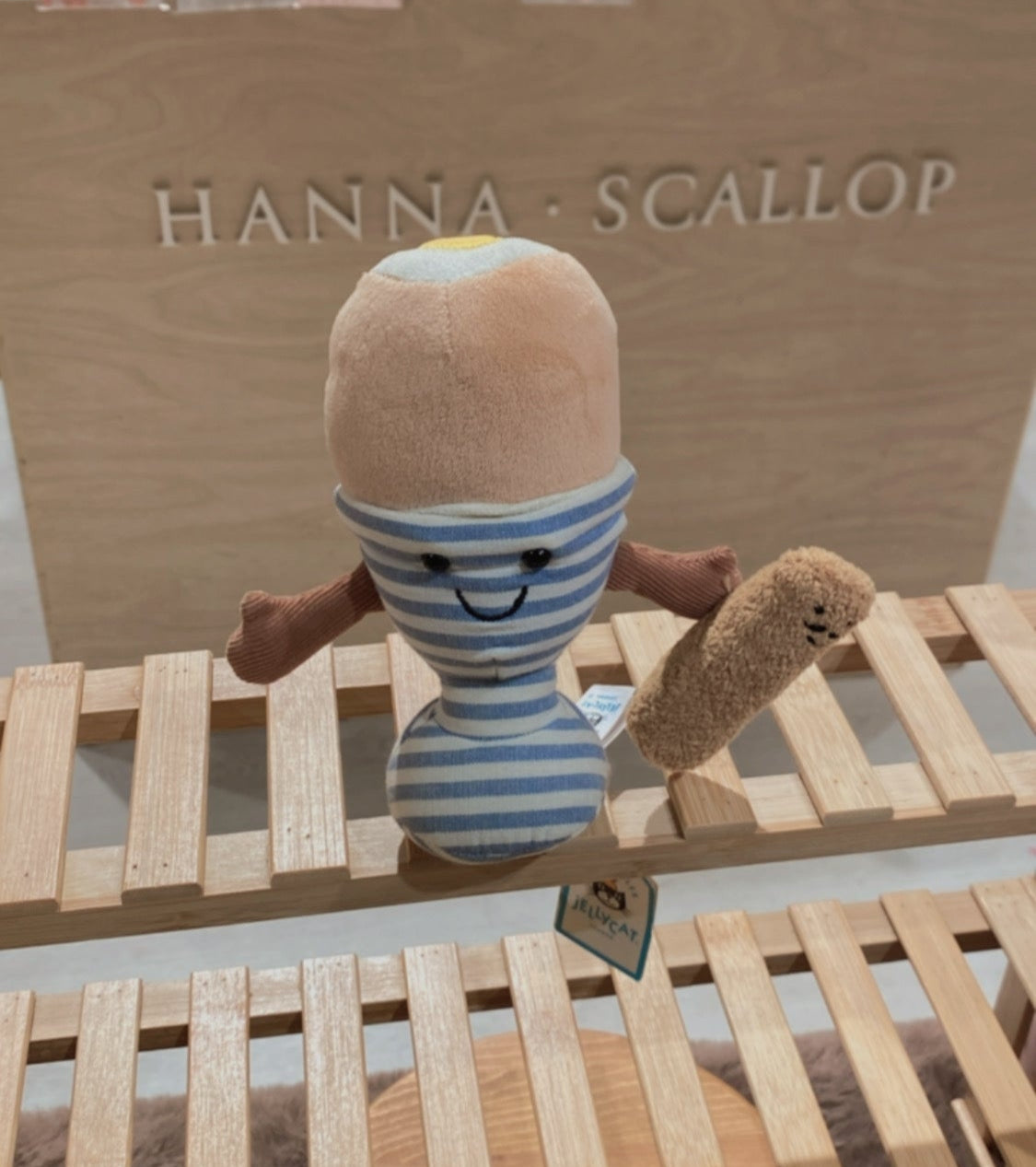 Jellycat Eggetha Egg & Lance soldier
