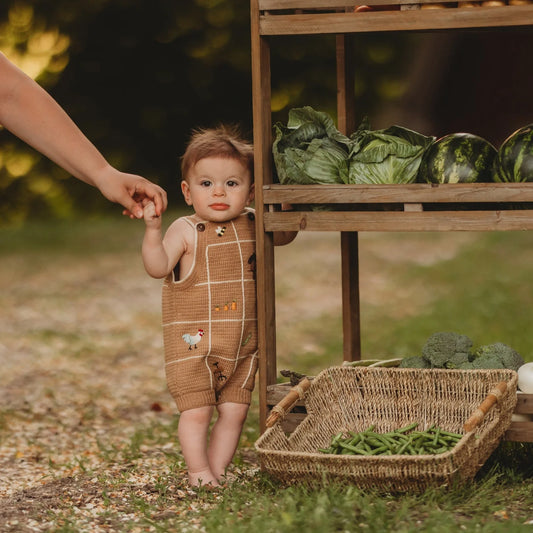 Shirley Bredal Little Farm Romper - Malt