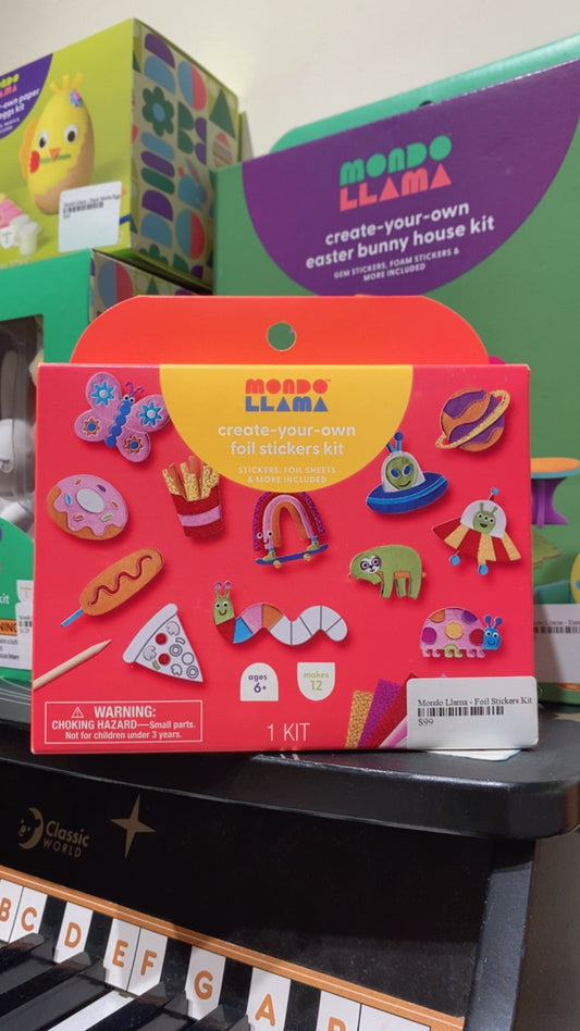 Mondo Llama - Foil Stickers Kit