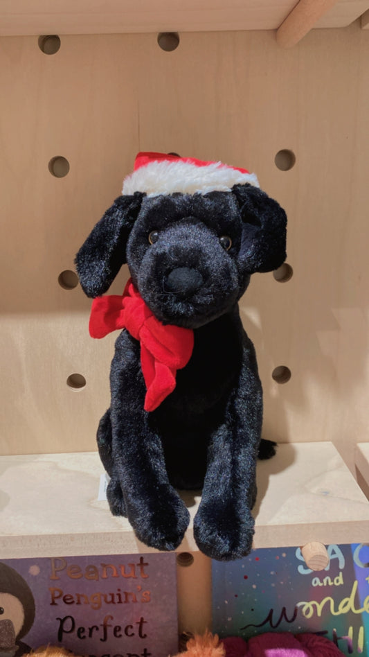 Jellycat Winter Warmer Pippa Black Labrador