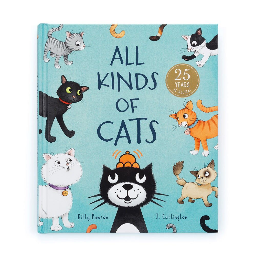 Jellycat All Kinds of Cats Book 25th