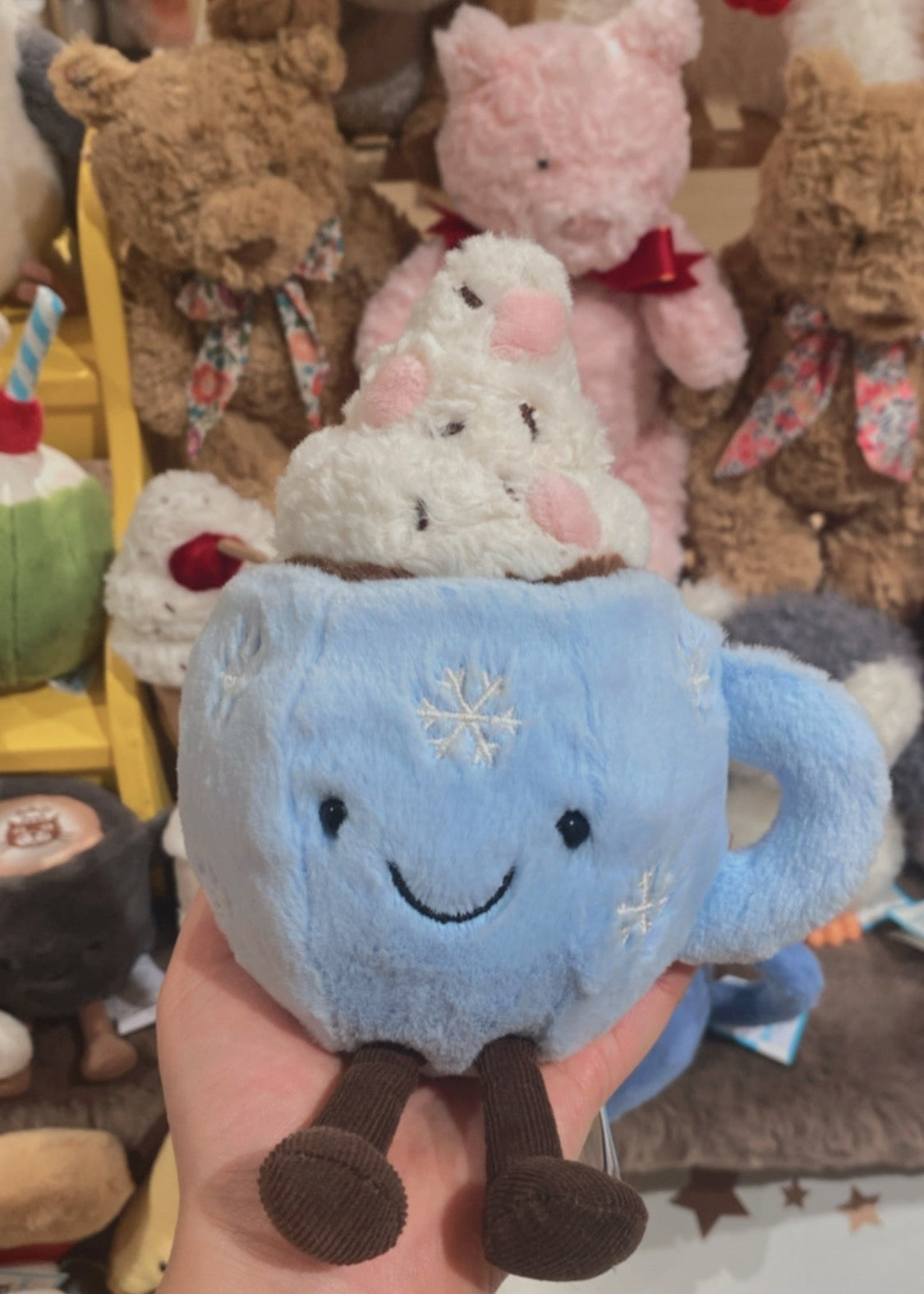 Jellycat Hot Chocolate With Marshmallows