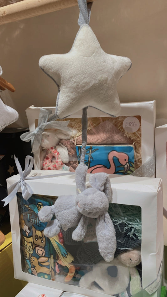 Jellycat Bashful Silver Bunny Musical Pull