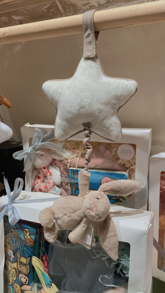Jellycat Bashful beige bunny Musicial Pull