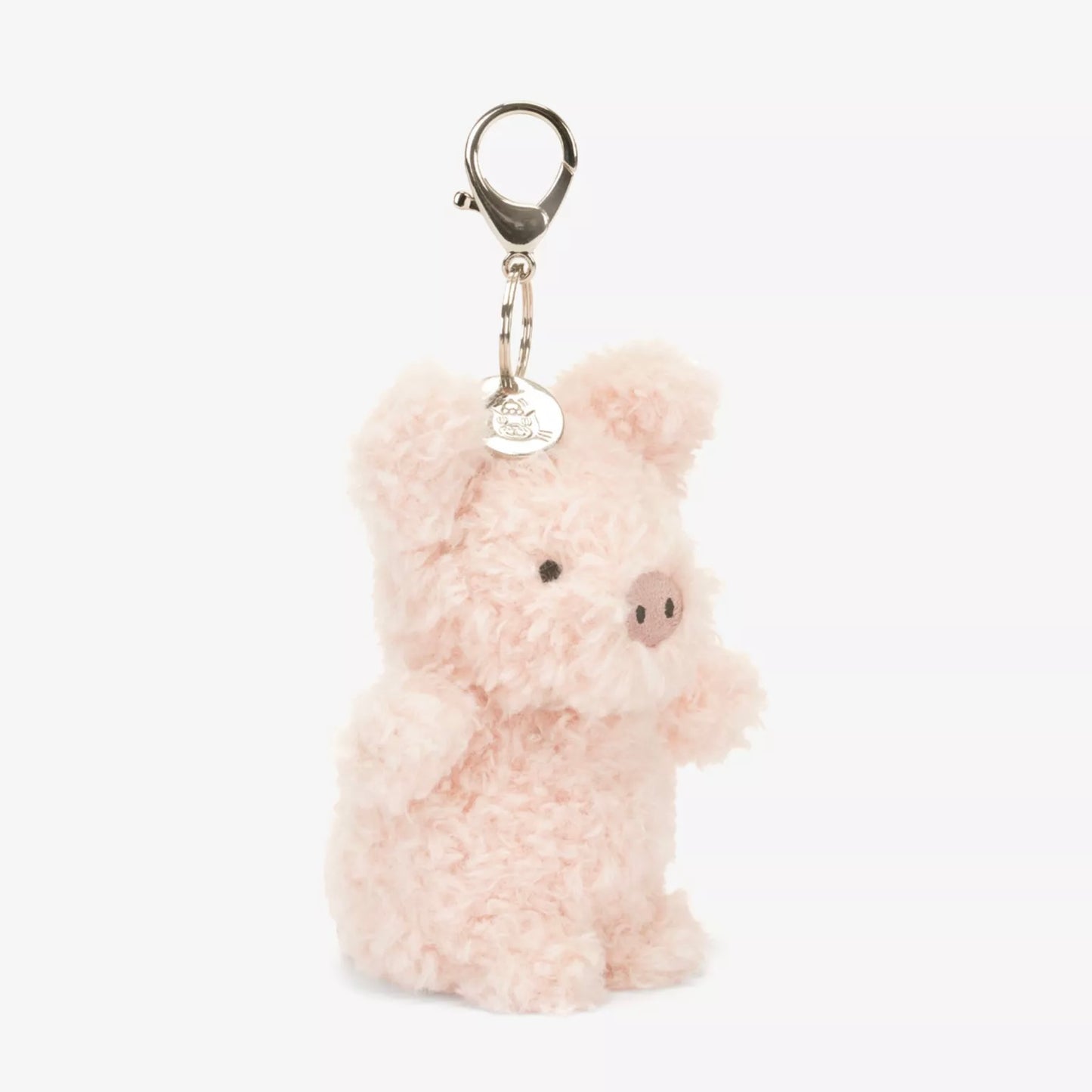 Jellycat Little Pig Woven Bag Charm