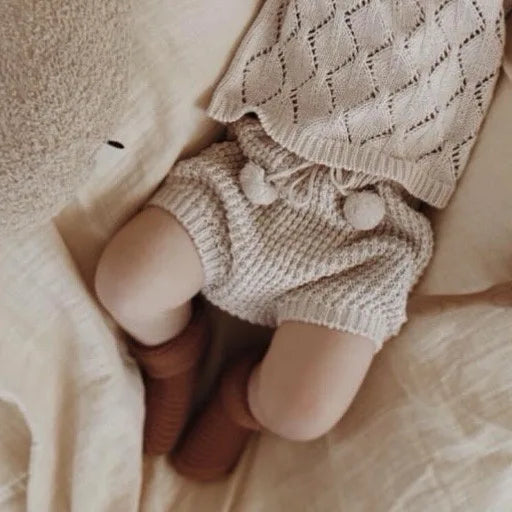 Li & Me Evan: Links Knit Trousers (Cream)