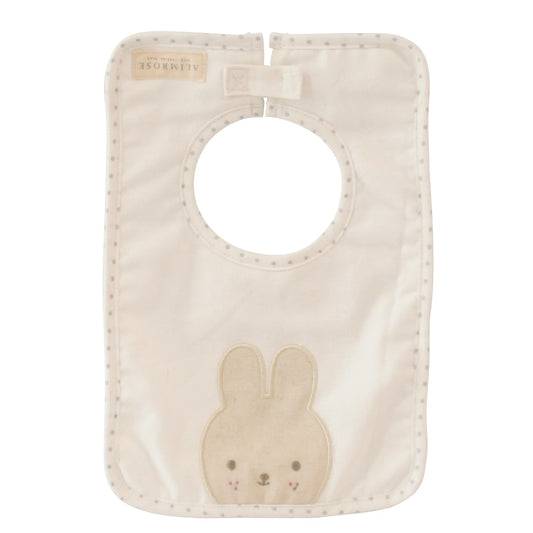 Linen Bunny Bib Ivory