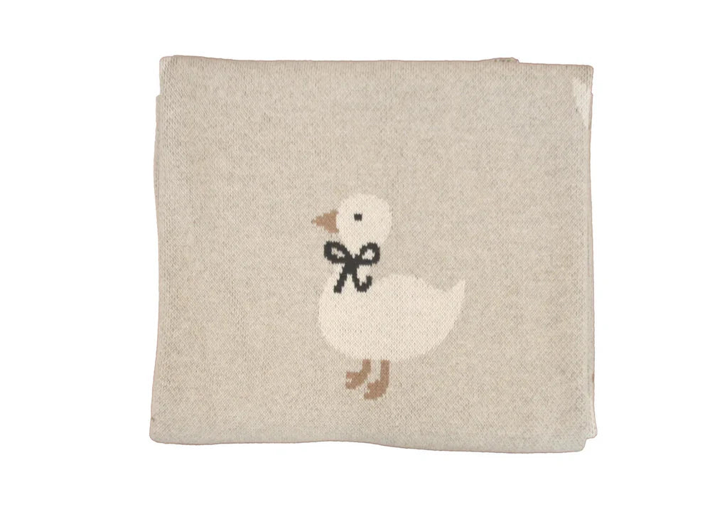 Duck Baby Blanket Natural