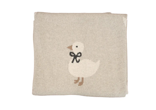 Duck Baby Blanket Natural
