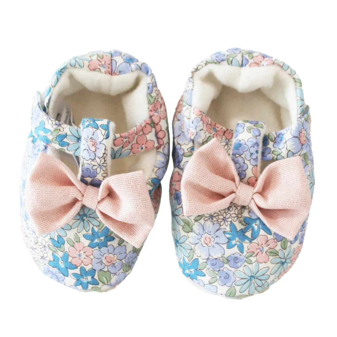 Alimrose Bow Booties Liberty Blue