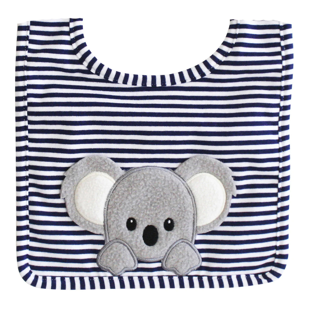 Alimrose Baby Koala Bib - Navy