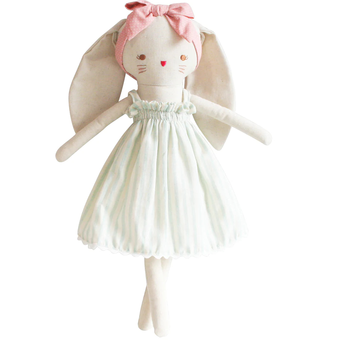 Alimrose Large Bopsy Bunny - Sage Stripe