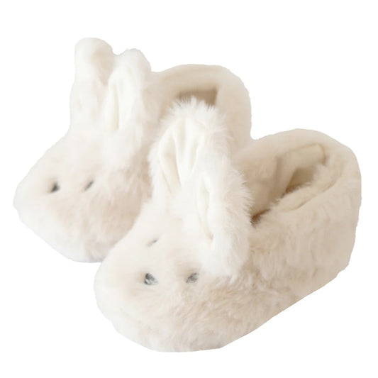 Alimrose Luxe Bunny Booties Ivory