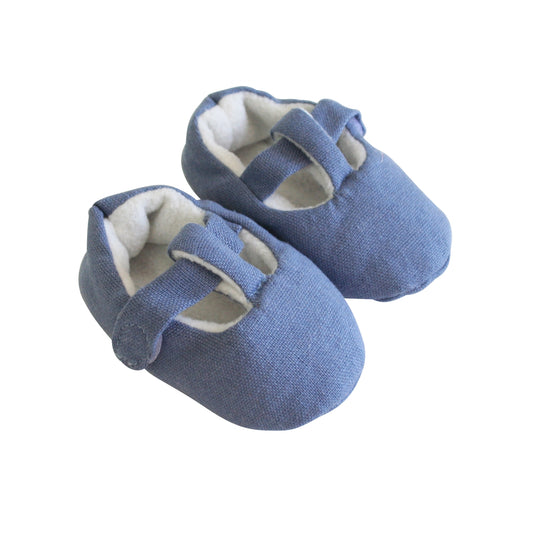 Alimrose T-Bar Booties-Chambray
