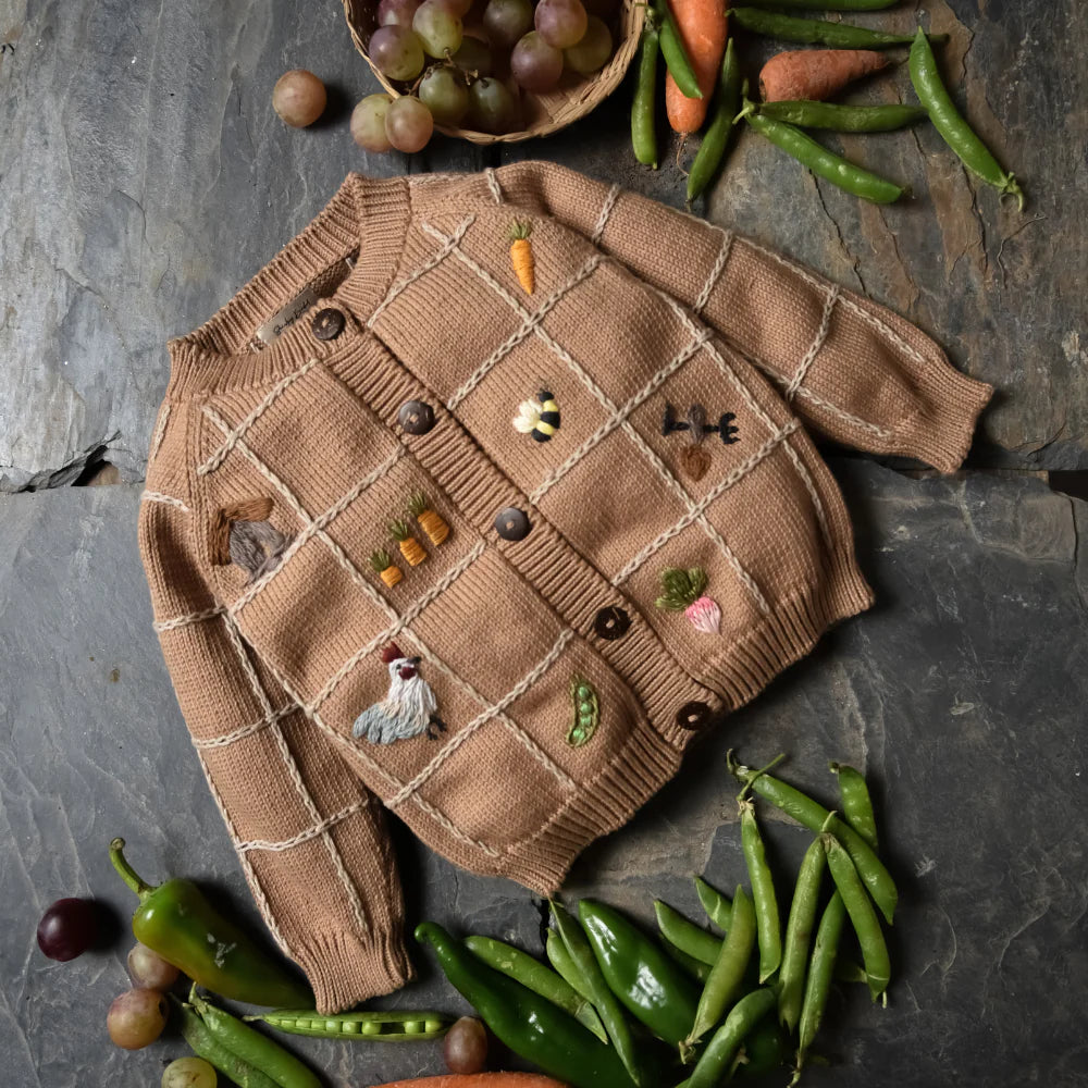 Shirley Bredal Little Farm Cardigan - Malt