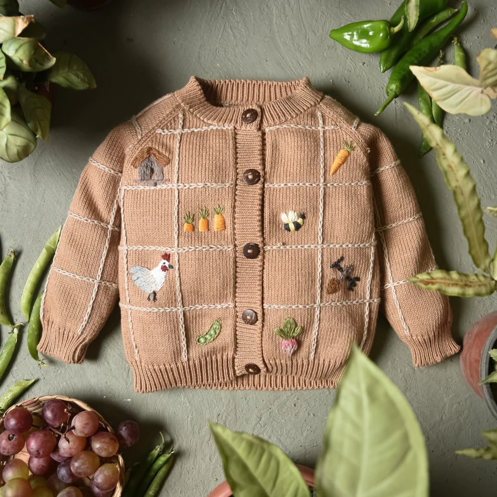 Shirley Bredal Little Farm Cardigan - Malt