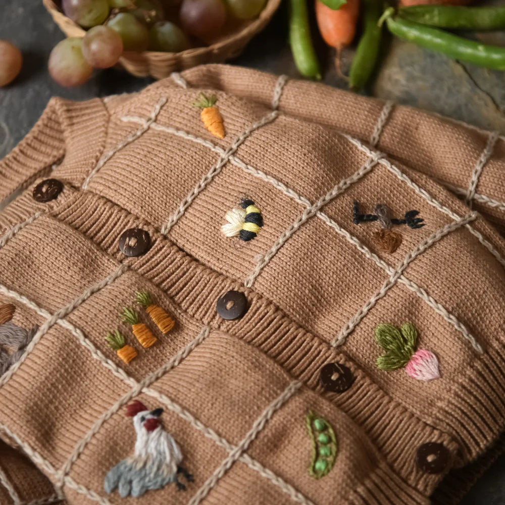 Shirley Bredal Little Farm Cardigan - Malt