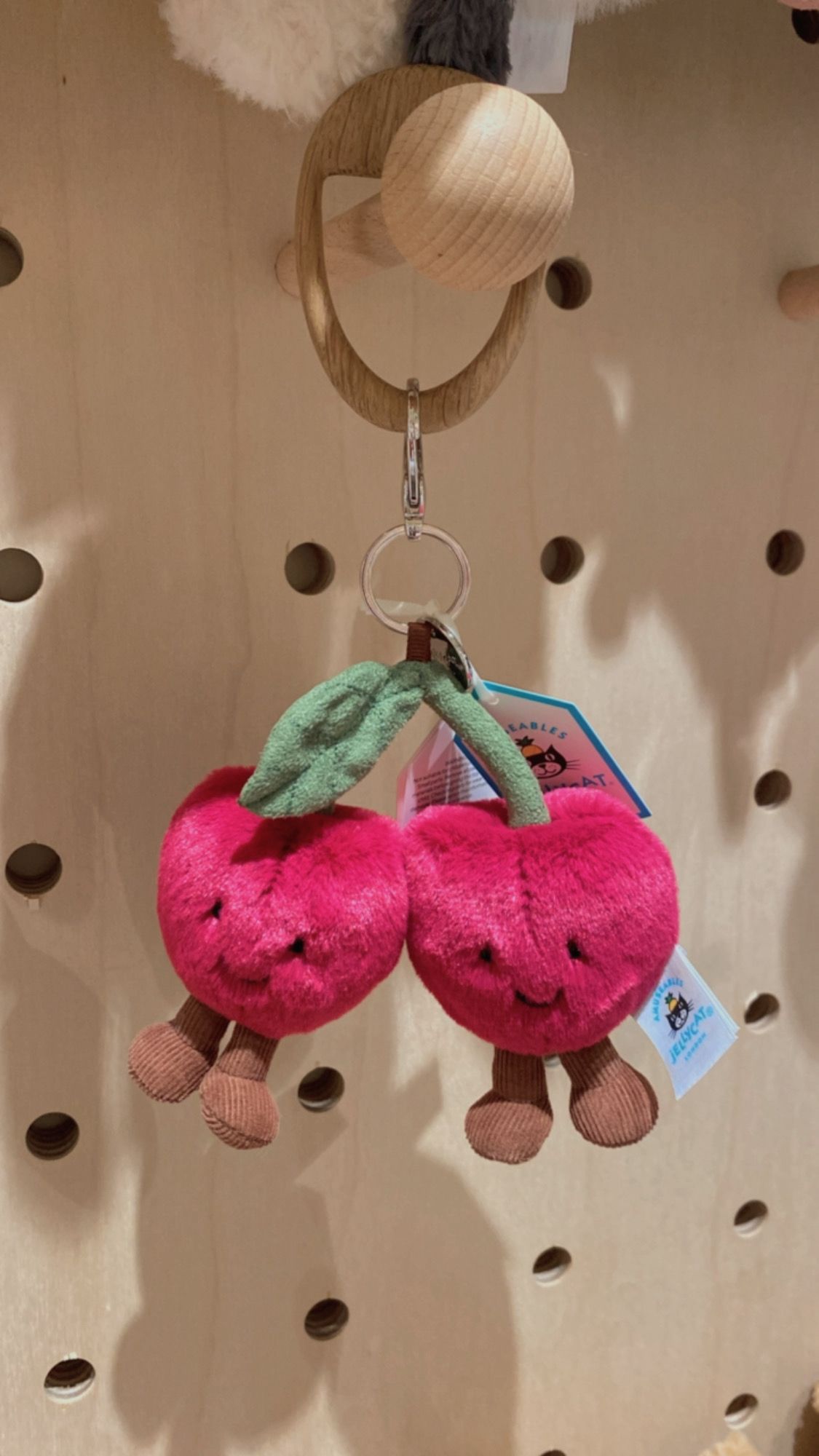 Jellycat Cherries Bag Charm