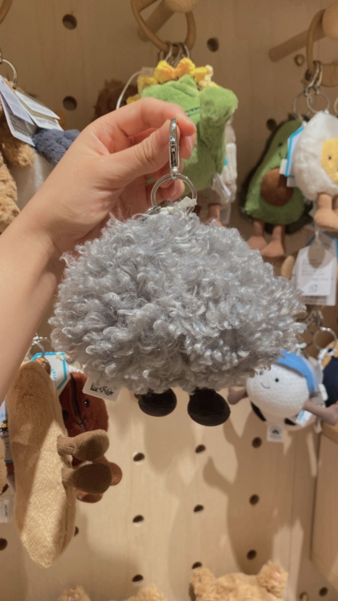 Jellycat Amuseables Storm Cloud Bag Charm