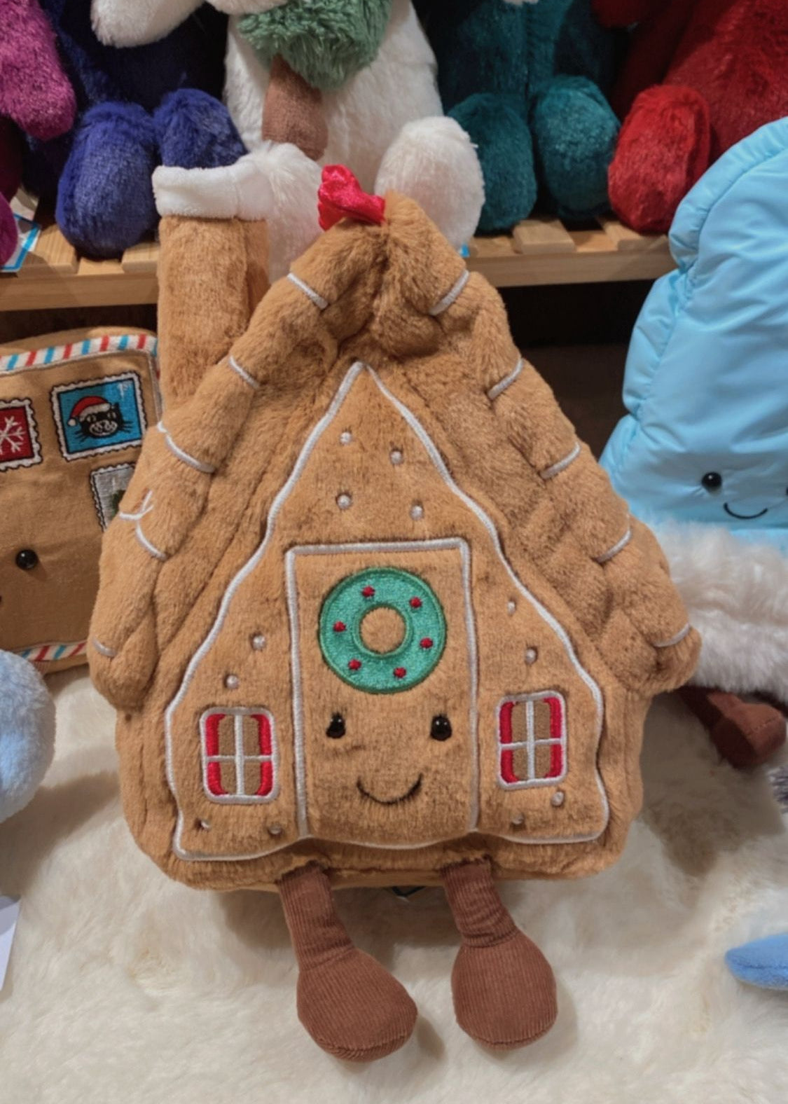 Jellycat Amuseables Gingerbread House (Retired) – Hanna Scallop