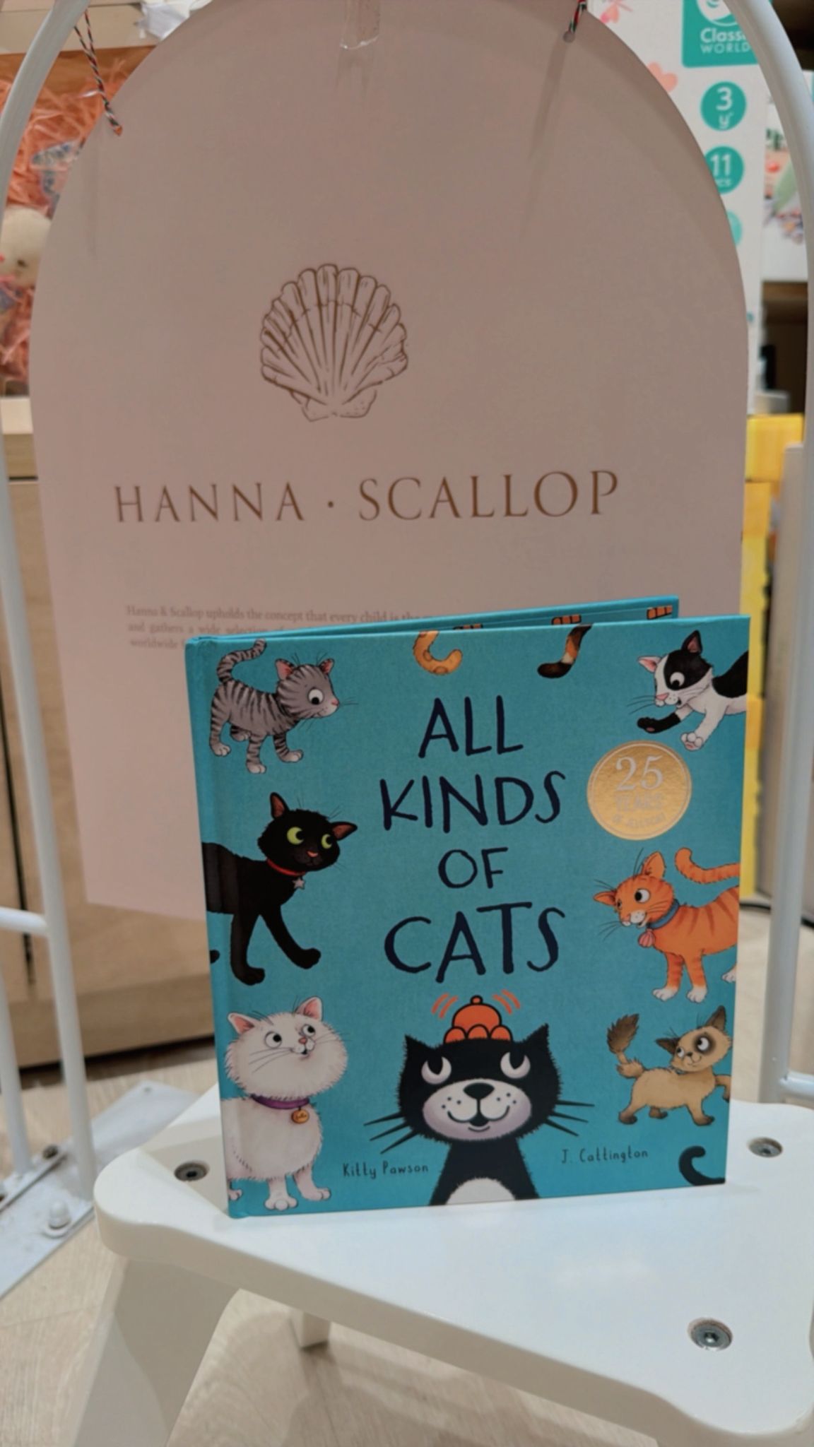 Jellycat All Kinds of Cats Book 25th