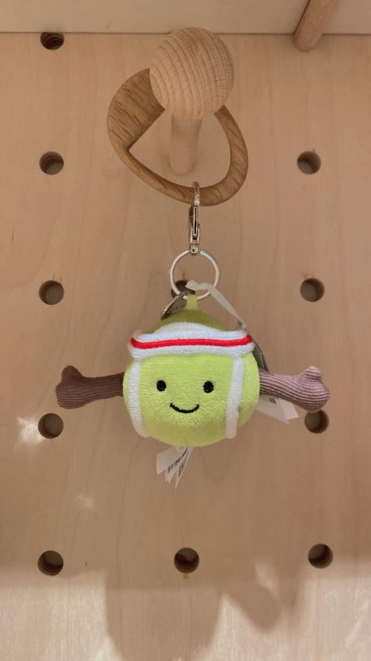 Jellycat Amuseables Sports Tennis Bag Charm