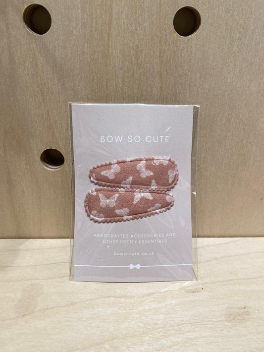 Bow So Cute Snap clips