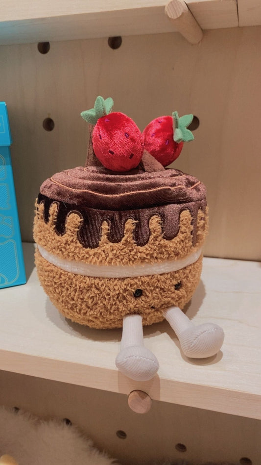 Jellycat Harrods Glacy Chocolate Cake