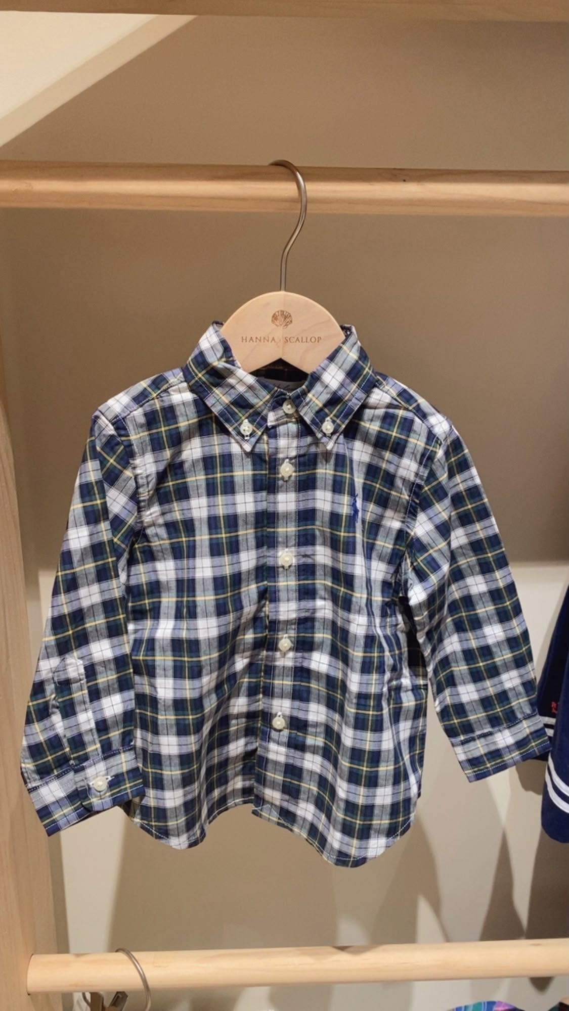 Plaid Cotton Poplin Shirt