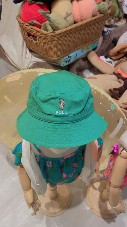 Polo Bear Twill Bucket Hat