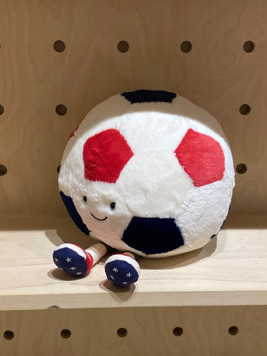 Jellycat Amuseables USA Soccer Ball