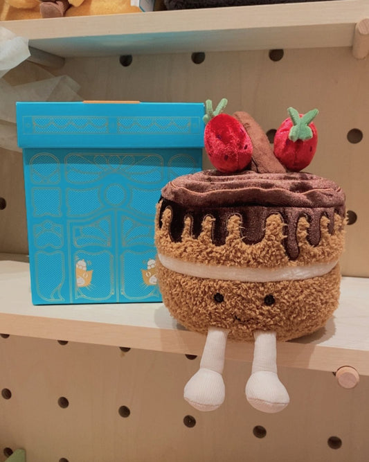 Jellycat Harrods Glacy Chocolate Cake