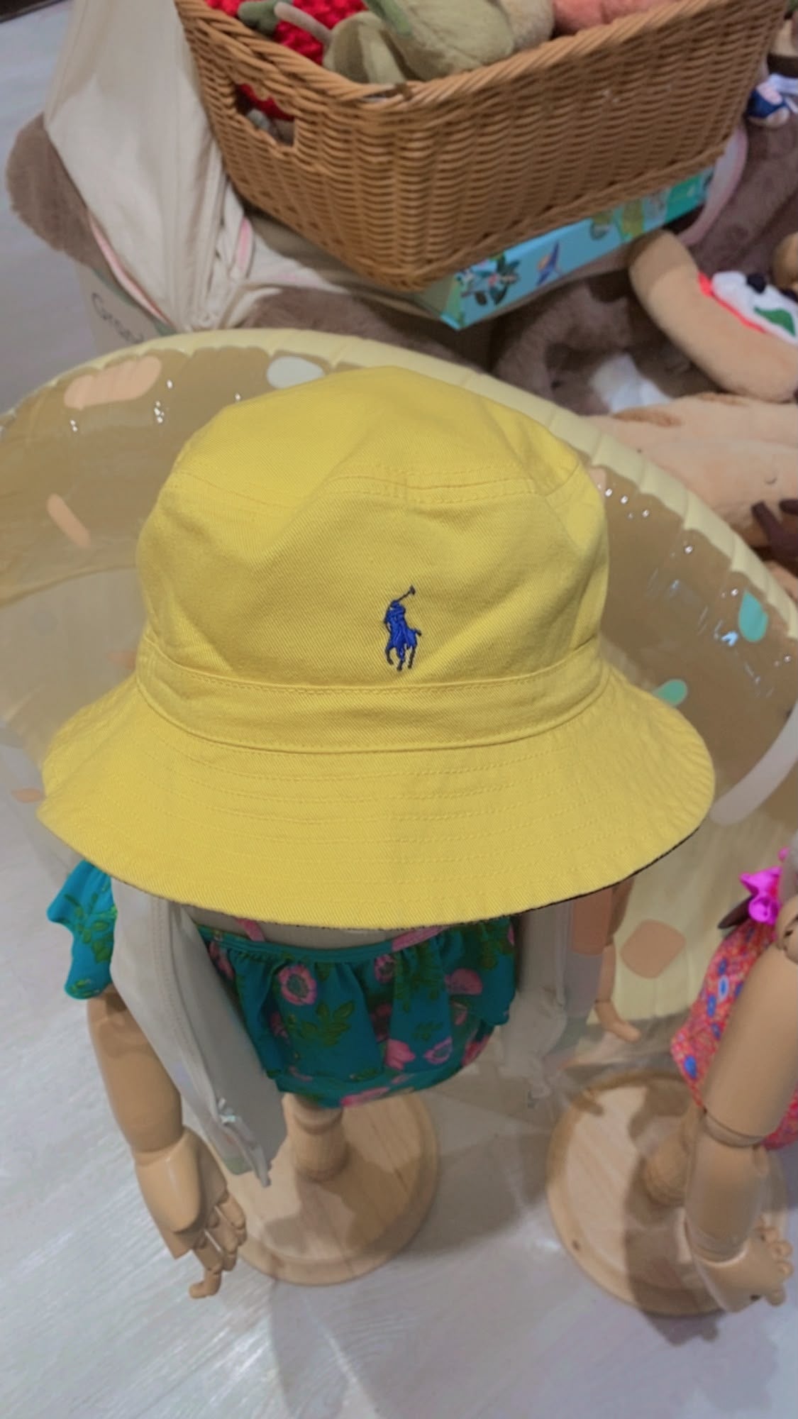 Polo Bear Reversible Twill Bucket Hat