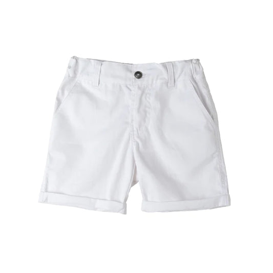 Kidsagogo Capri Short Plain (White)