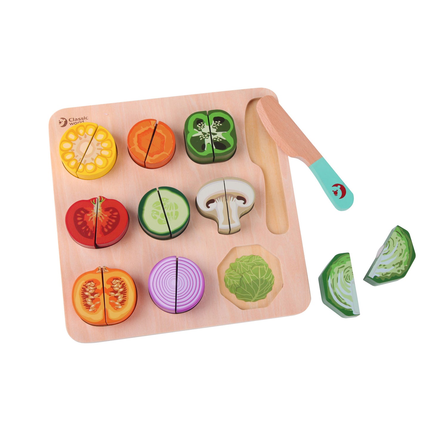 Classic World Cutting Vegetables Puzzle