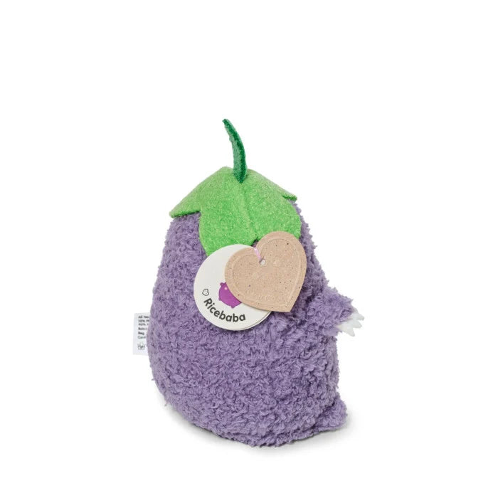 Nerdy Aubergine Ricespud Mini Sitting Plush Toy