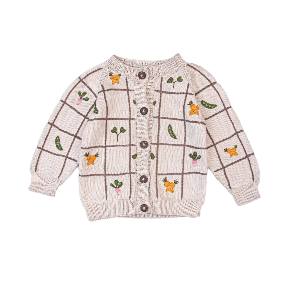 Shirley Bredal Garden Cardigan (Cotton) – Hanna Scallop