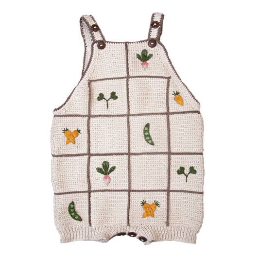 Shirley Bredal Garden Romper: Marshmellow