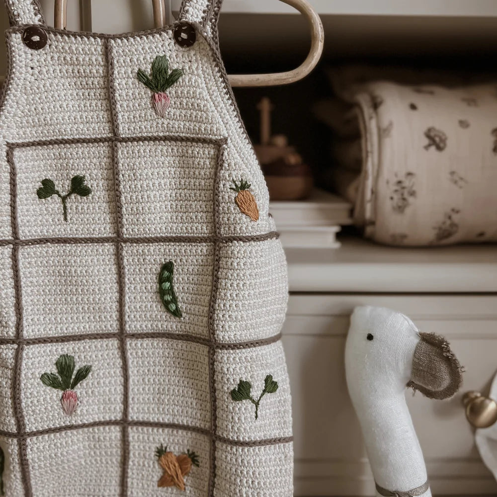 Shirley Bredal Garden Romper: Marshmellow