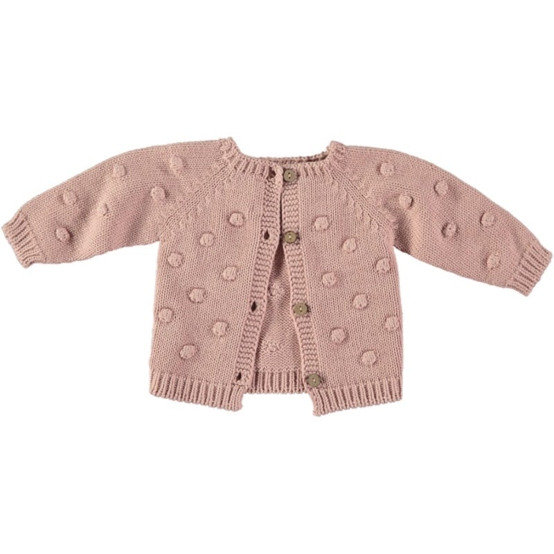 Li & Me Lenny: Chickpea Knit Sweater (Pale Rose)