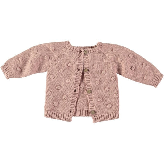 Li & Me Lenny: Chickpea Knit Sweater (Pale Rose)