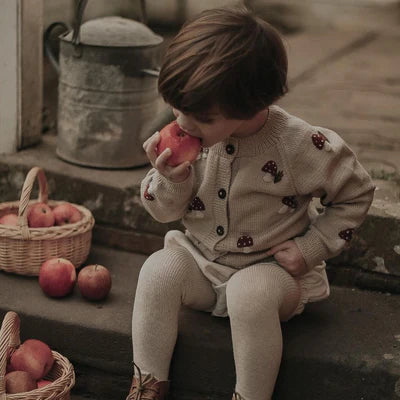Shirley Bredal Mushroom Cardigan Oats