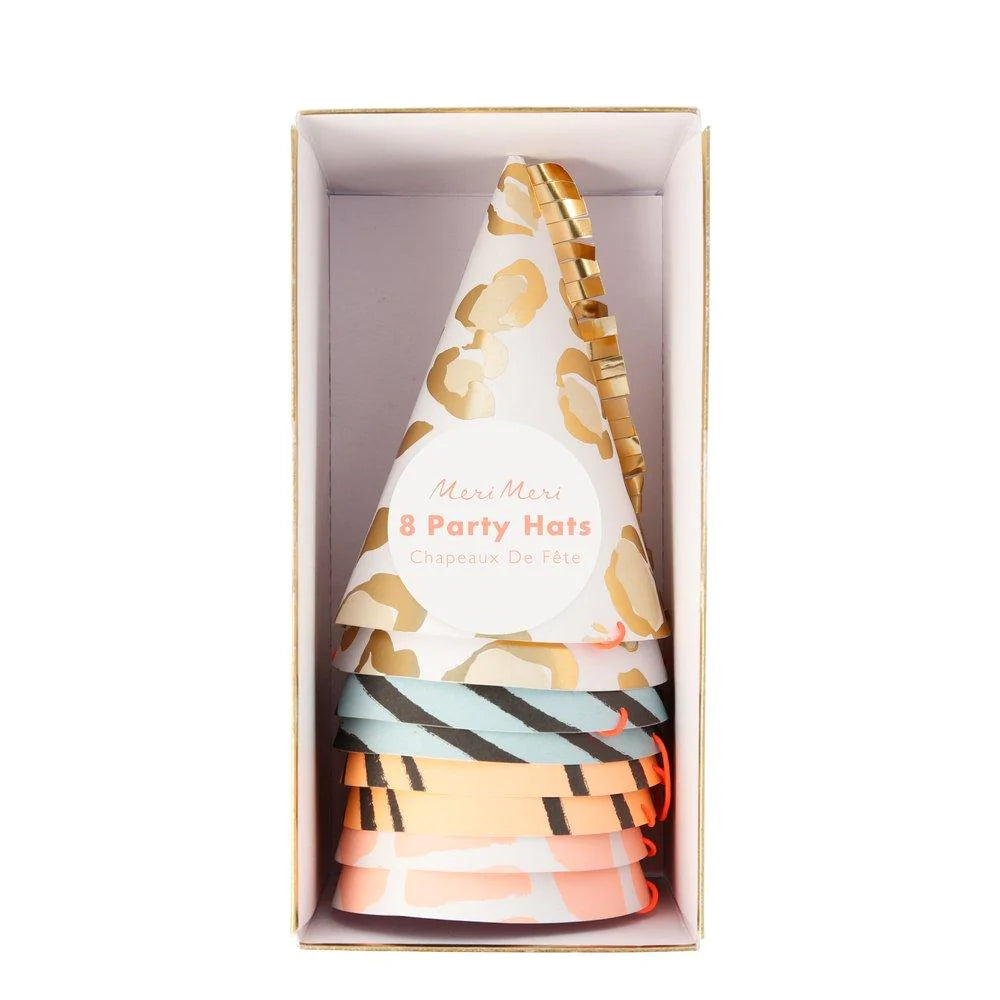 Meri Meri Safari Animal Print Party Hats