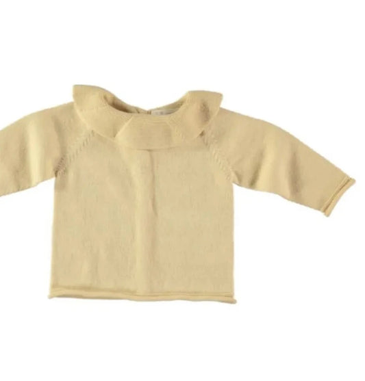 Li & Me Samy: Plain Knit 2-way Sweater (Blondy)
