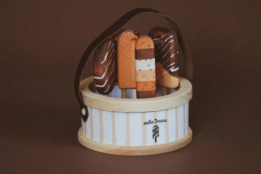 Nashe Derevce Wooden Box Ice Cream (Chocolate)