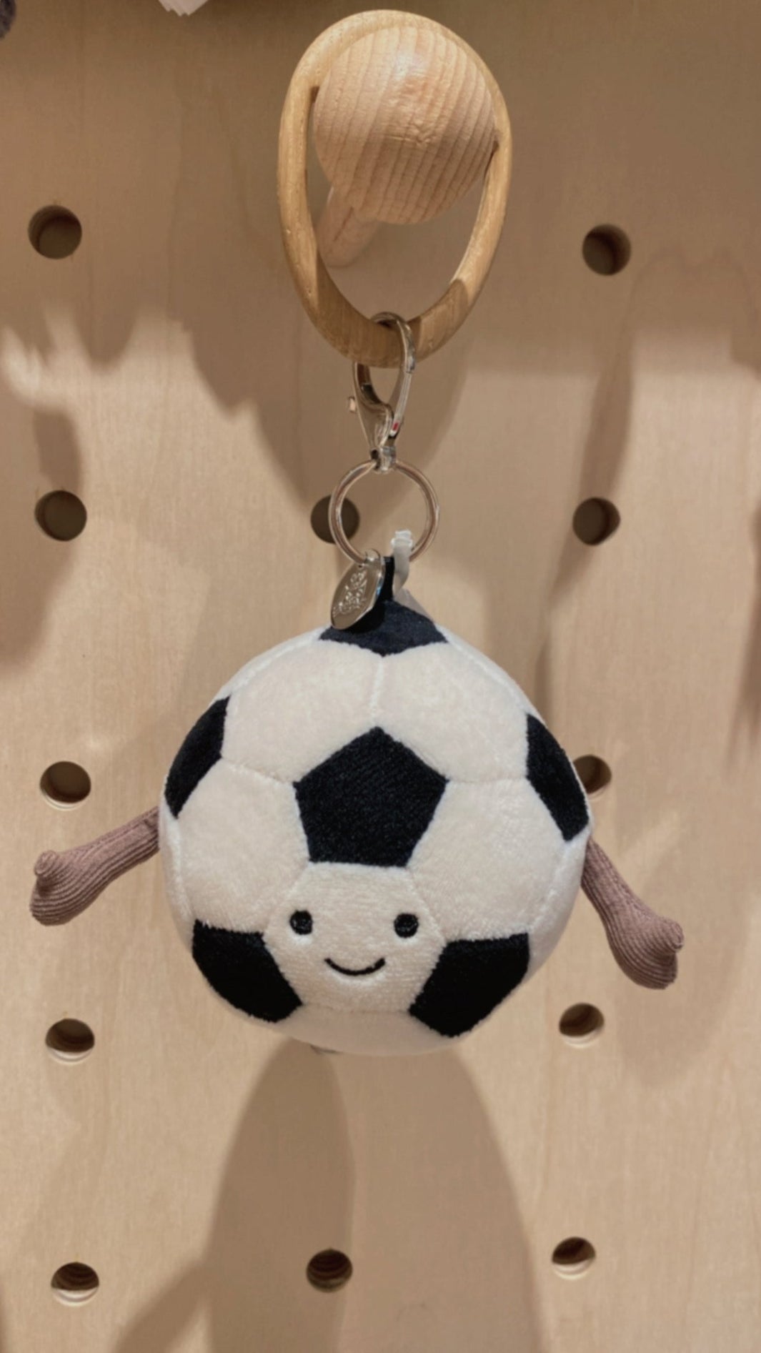 Jellycat Amuseables Sports Football Bag Charm