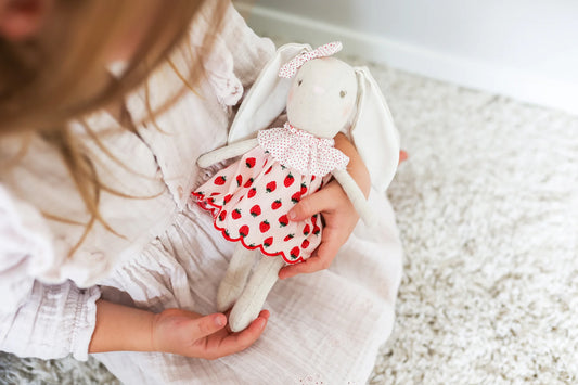 Alimrose Aubrey Baby Bunny - Strawberries